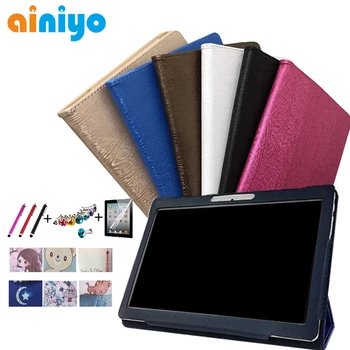 

Cartoon PU Leather Cover for CARBAYTA CARBAYSTAR CIGE T805C K999 S109 CB99 10.1 inch Tablet Folio Stand Case + flim touch pen