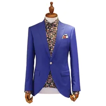 Пиджак с брюками на заказ, костюм на одной пуговице, свадебные костюмы для мужчин, блейзер на заказ