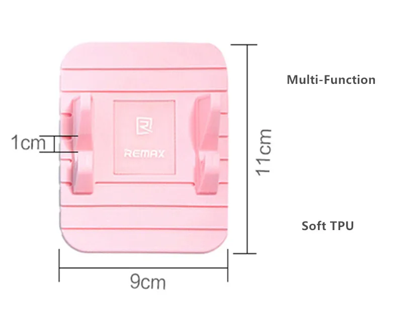 REMAX мягкий силиконовый держатель для мобильного телефона, автомобильная приборная панель, GPS, нескользящий коврик, настольная подставка, кронштейн для iPhone 5S 6, Samsung, планшета, GPS