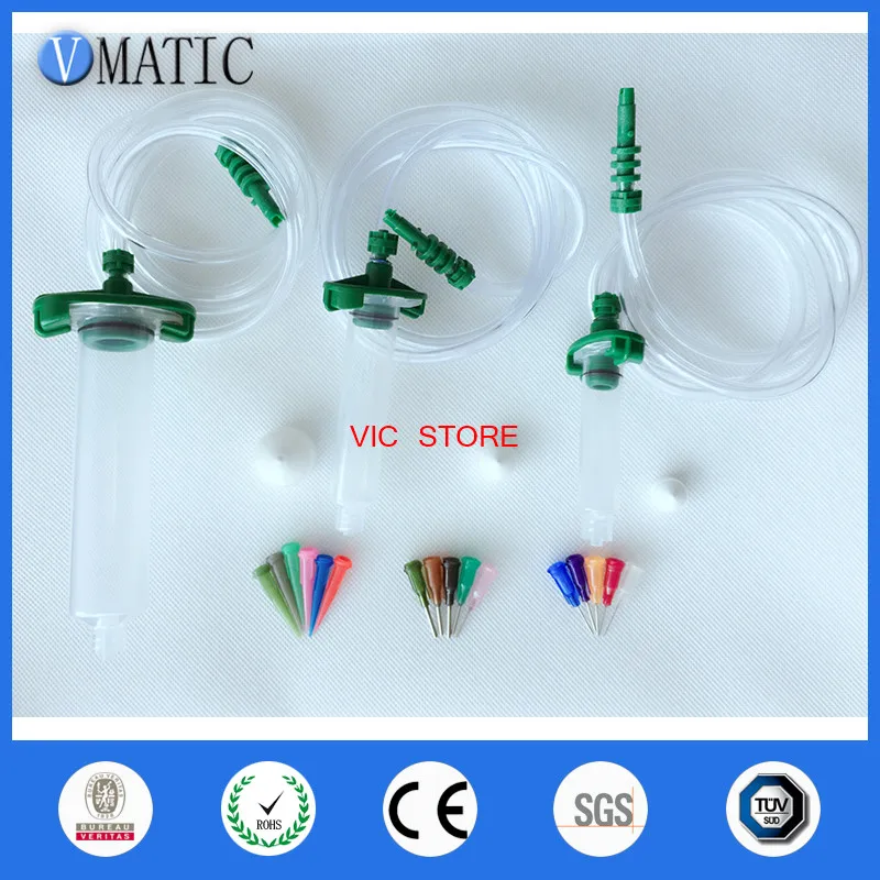 

Free Shipping Liquid Glue Dispenser Solder Paste Adhesive Pneumatic Syringe 5/10/30cc ml With Piston & Barrel Adapter & Needles