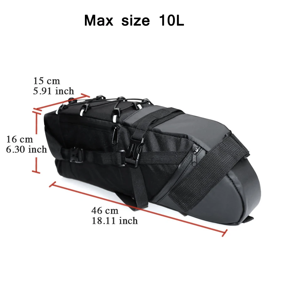 Flash Deal NEWBOLER 2019 Bike Bag Bicycle Saddle Tail Seat Waterproof Storage Bags Cycling Rear Pack Panniers Accessories 10L Max 3 Flash Deal NEWBOLER 2019 Bike Bag Bicycle Saddle Tail Seat Waterproof Storage Bags Cycling Rear Pack Panniers Accessories 10L Max 3
