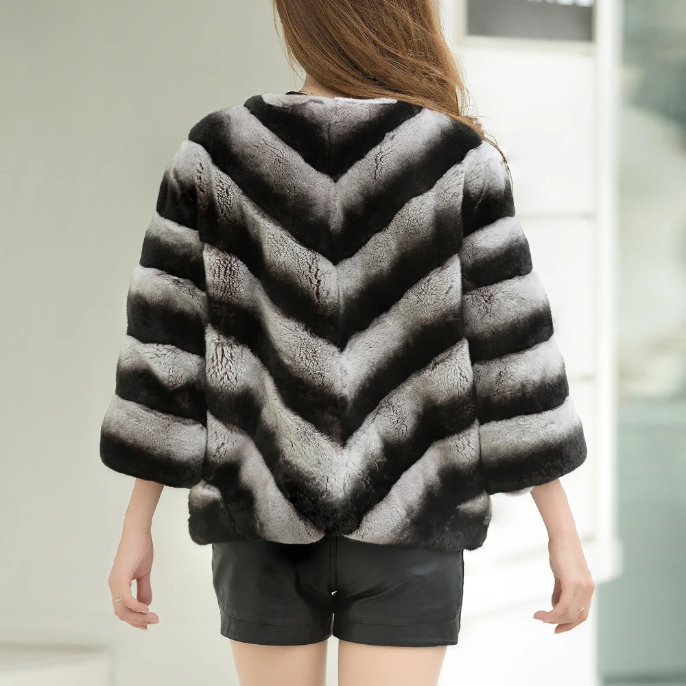 Manteau De Chat Dragon Violet Bleu Fourrure De Chinchilla Haining Des Etats Unis Nouvel Ensemble De Peau Entiere Fourrure De Lapin Rex Paresseux Court Aliexpress