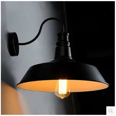 American-Country-Industry-Vintage-Street-Light-Balcony-Outdoor-Lights-Hallway-Stairs-Continental-Black-and-white-wall
