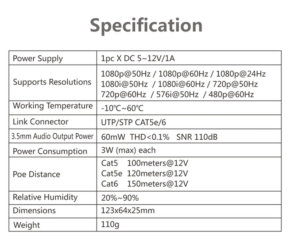 HDMI EXTENDER HSV891- 