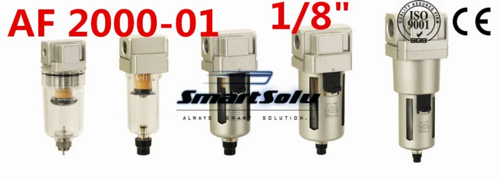 

Free Shipping Pneumatic Air Filter AF2000-01. Type 1/8 Inch Air Source Treatment Units , 1/8" Port Size . AF2000 Series