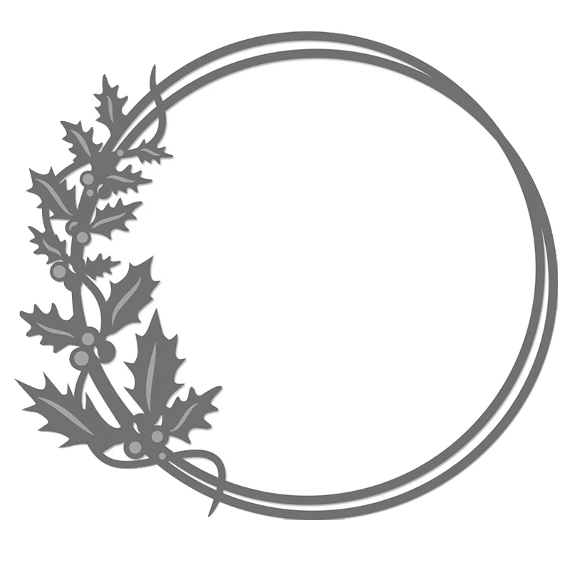 

Estel Metal Steel Cutting Dies Embossing Stencils Leaf Circle Frame Craft Die for DIY Scrapbook album Decorative Paper Cards