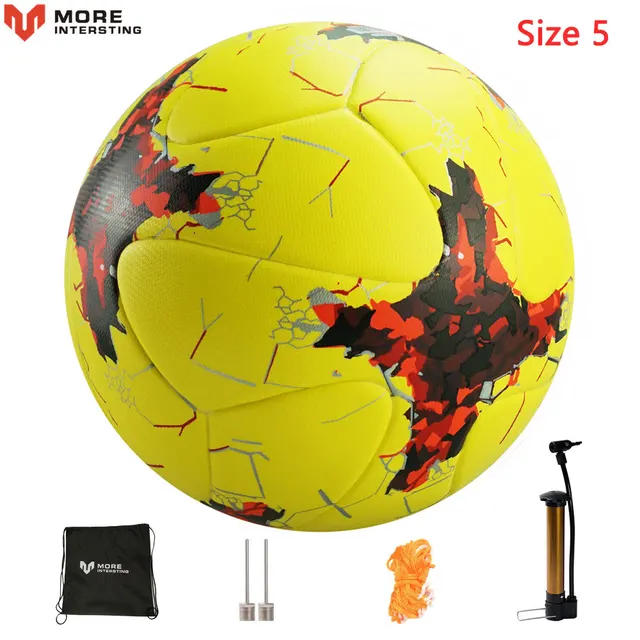 Russia Size 4 Size 5 Football Premier Seamless Soccer Ball Goal Team Match Training Balls League futbol bola with Pump Gift