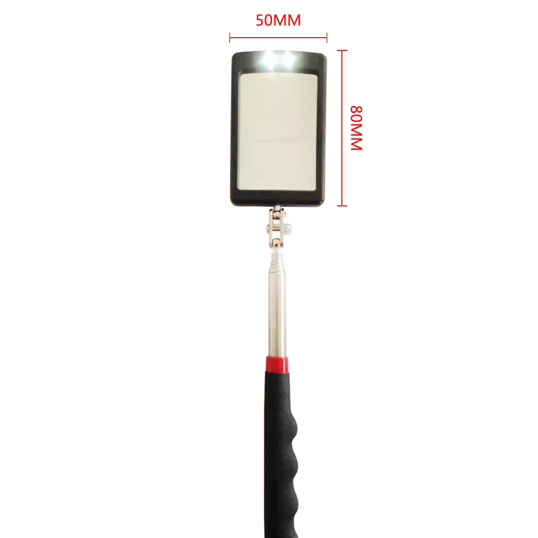 Flexible Adjustable Automotive Telescopic Detection Lens Telescoping Inspection Mirror Extending