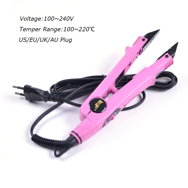 Hair Connector Extensions Iron US Plug Hair Extension Connector Fusion Heat Iron Tools
