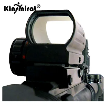 

Holographic Scope Reflex 4 Red Green Dot Reticle Picatinny Rail 20mm for AR Rifle 12ga Shot gun Airsoft Hunting