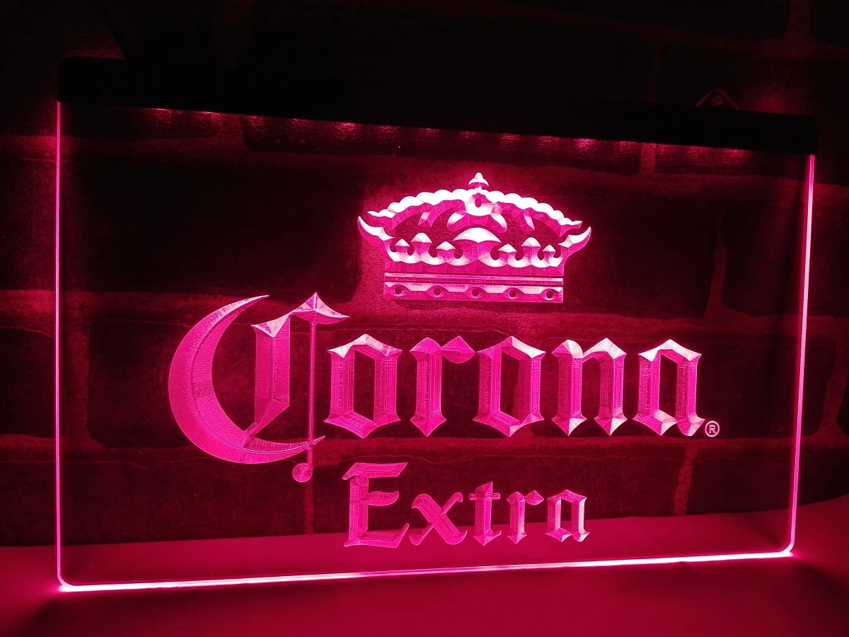 LE013 Corona Extra Beer Bar Pub Cafe светодиодный неоновый светильник знак домашнее украшение