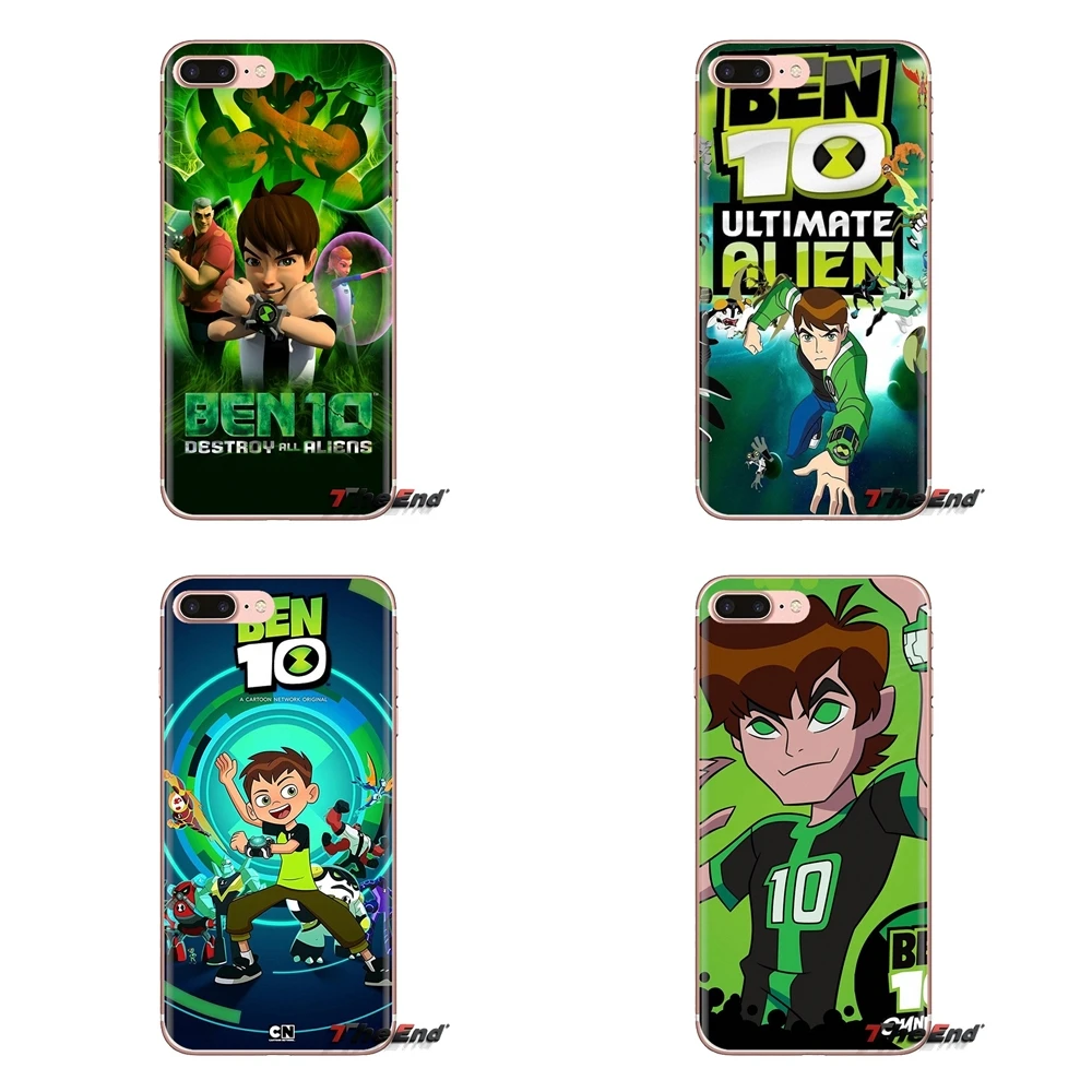 

For iPod Touch Apple iPhone 4 4S 5 5S SE 5C 6 6S 7 8 X XR XS Plus MAX Soft Silicone TPU Case cartoon Tennyson Ben 10 Alien Force