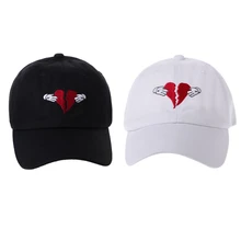 Новое сердце перерыв Кепки тренд в стиле «хип-хоп» шляпа, бейсбольная кепка в стиле Канье Уэста альбом шляпа