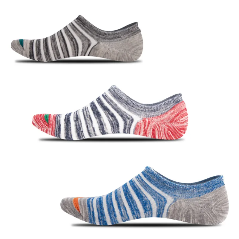 

Large Size Cotton Men Spring Summer Socks Silica gel Non-slip No Show Ankle Boat Socks 42-48