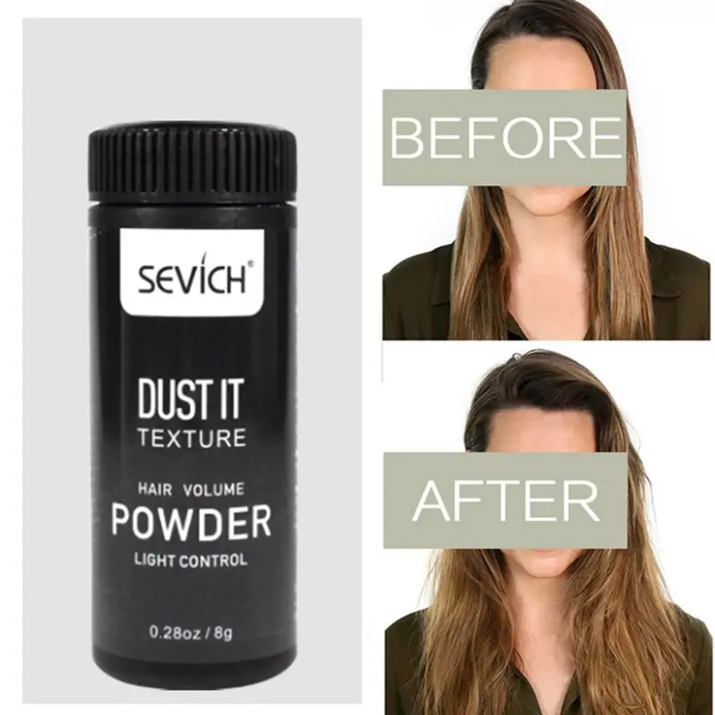 Sevich 8g Unisex Hairspray Best Dust It Hair Powder Mattifying Powder Finalize The Hair Design Styling Gel hair smoothing mist anti frizz regrowth powders hair building natural styling powder hairline optimizer mist shine hairspray