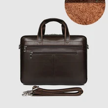 CARANFIER мужские деловые портфели высокого качества для ноутбука, компьютера, дорожные сумки из натуральной яловой кожи, сумки через плечо