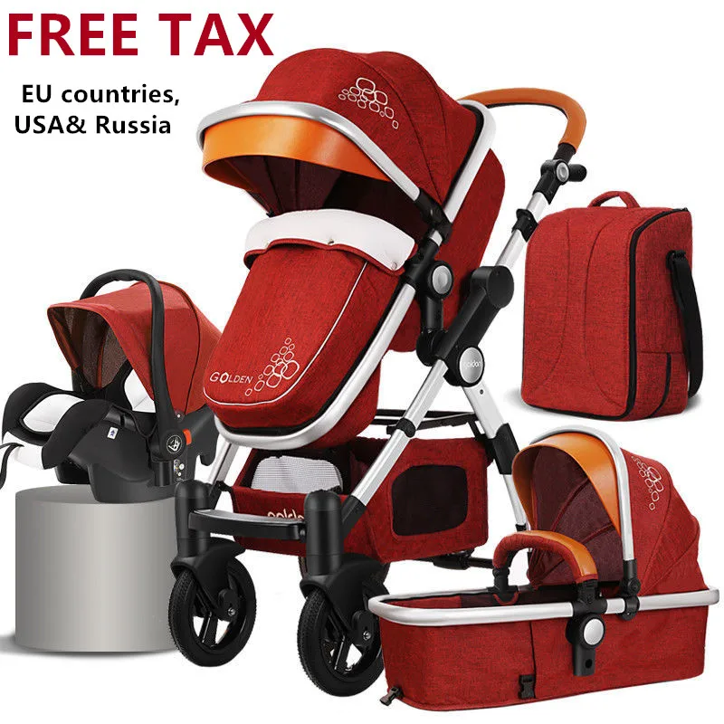 golden baby stroller 3 in 1