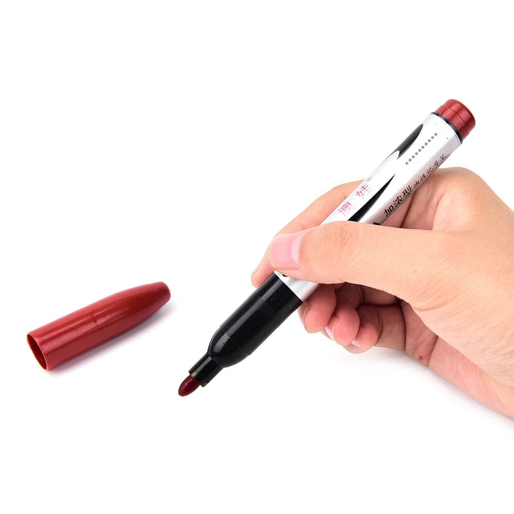 TUANTUAN 3 цвета Fineliner ручки одна голова маркер ручка на водной основе Ассорти чернил искусство рисунок дети граффити крючкообразная ручка