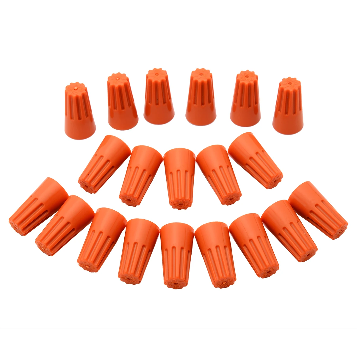 70Pcs/set Electrical Insulation Wire Twist Connectors Terminals Cap Nut Spring Insert Assortment Rotating Kit 4 Colors Mayitr