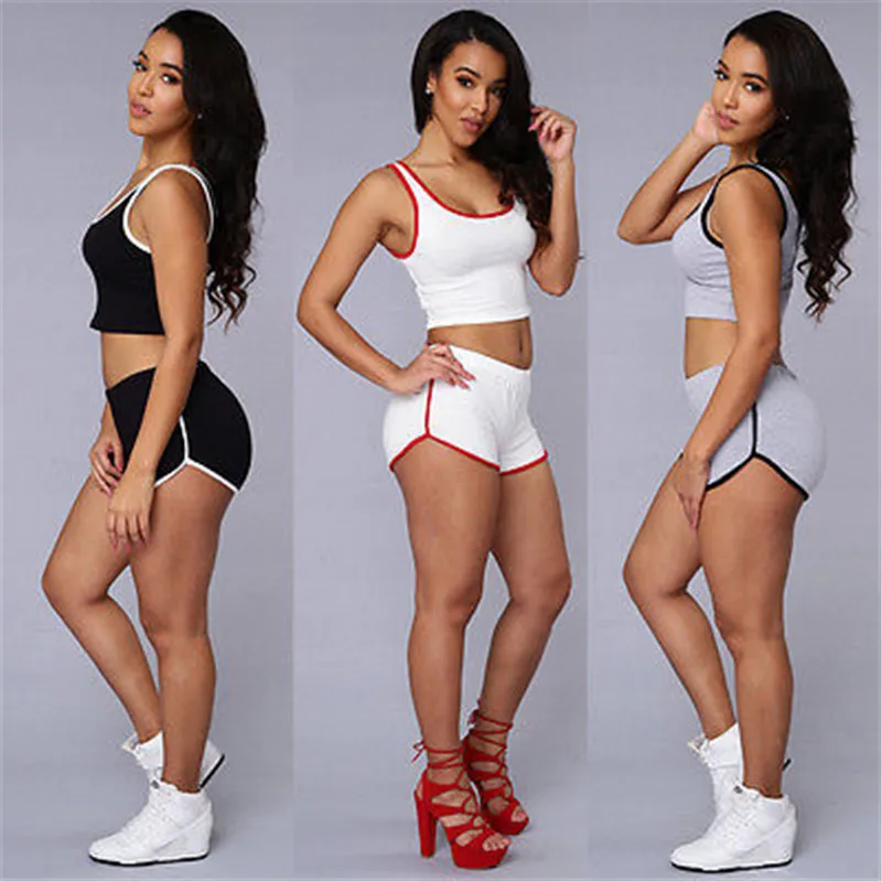 Sexy Women Summer Gym Sport Bra set Running Outfit Set Casual Sportwear LLin Women's Sets from