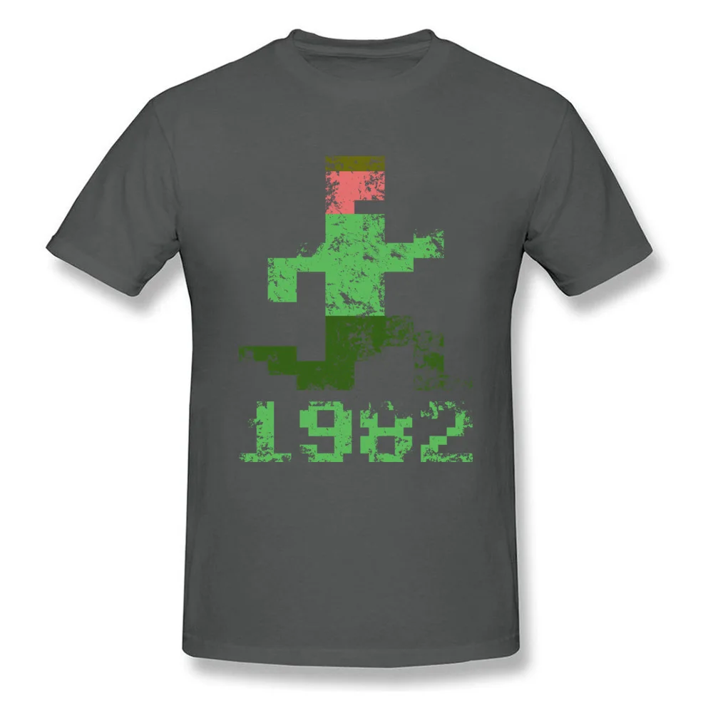 Short Sleeve Tops Shirts O Neck Pure Cotton Mens T-shirts Adventure Gaming 1982 Casual Clothing Shirt Faddish Drop Shipping Adventure Gaming 1982 carbon