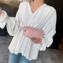 ABDB-Женские нагрудные сумки, модный тканый ремень, кожаная сумка-мессенджер, повседневная сумка на плечо, Женский кошелек на молнии для телефона, поясная сумка