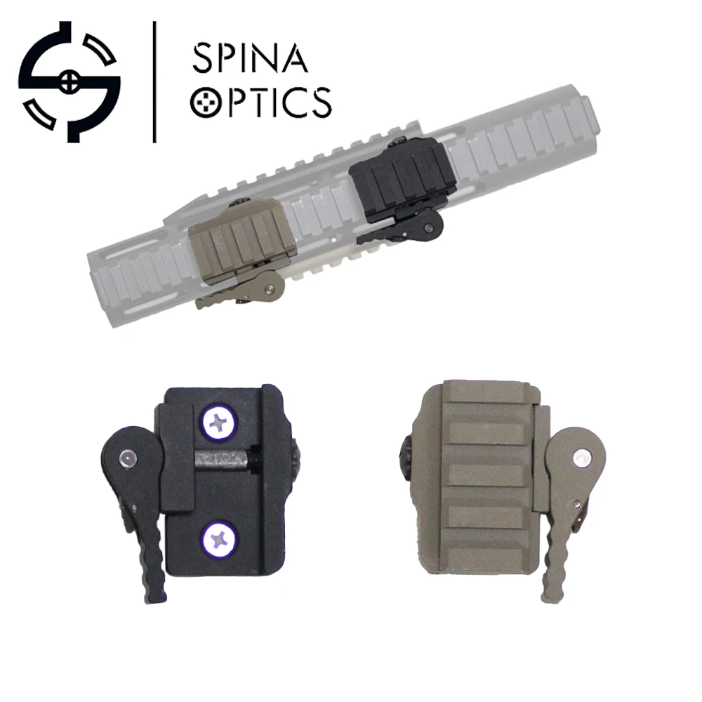 

SPINA OPTICS QD Quick Release Base 20mm Picatinny Weaver Rail Adaptor and Riser for AR15 M16 Rifle Red Dot Sight Scope