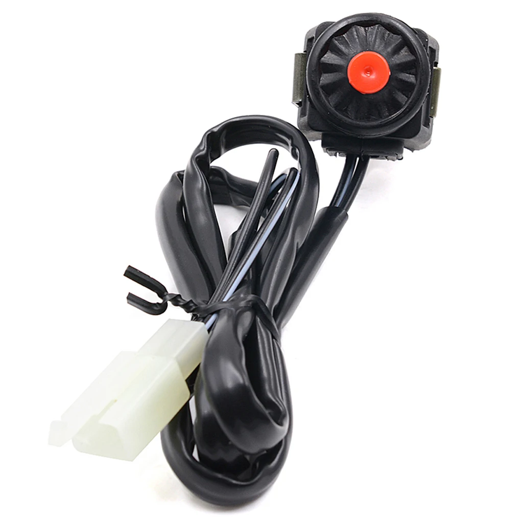 Motorcycle Pit Dirt Bike Motorcross Kill Horn Switch Momentary Button Red Auto Replacement Parts