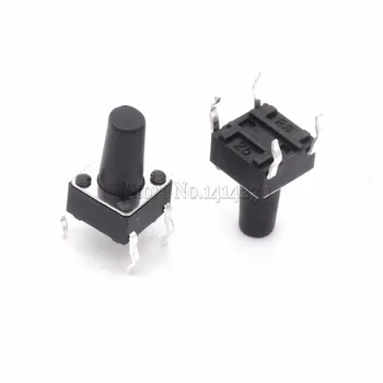 

1000Pcs New 6*6*10mm Tact Switch Push button 6mm*6mm*10mm Light touch Key