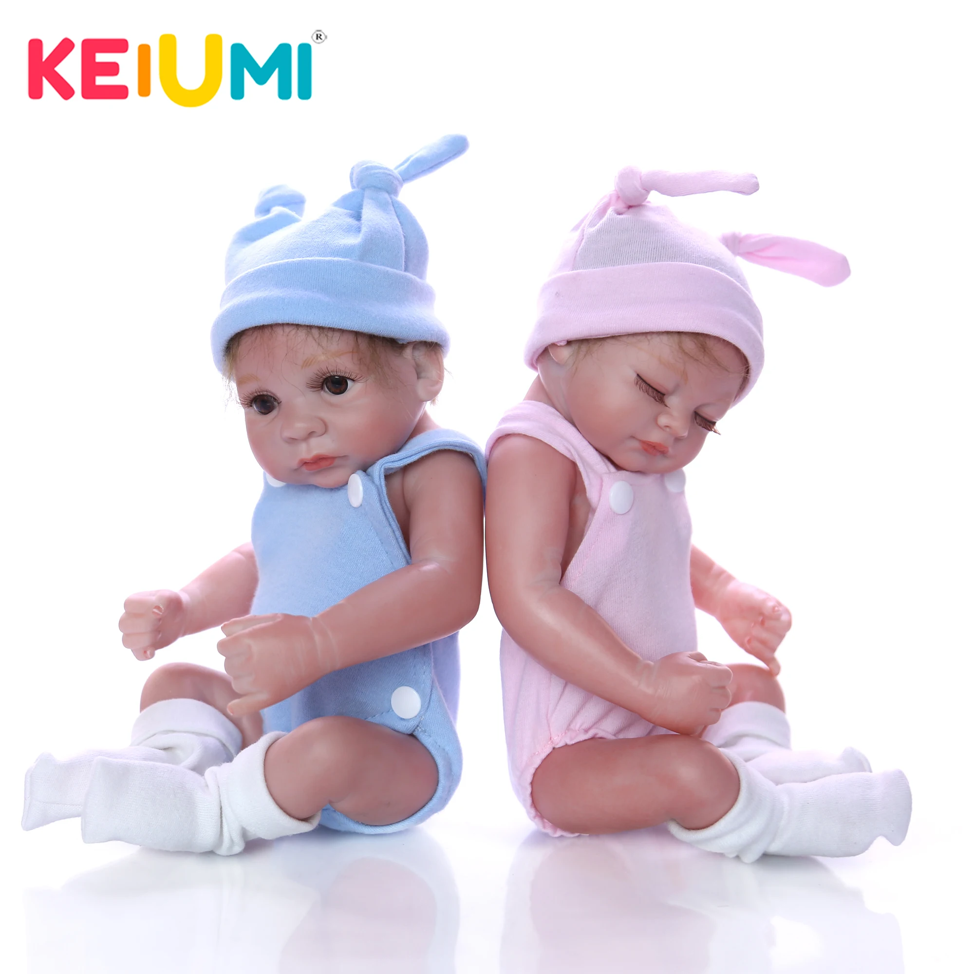 Lifelike Body Reborn Doll Baby Boys Girls for Sleepping Play Toys Gifts UK 