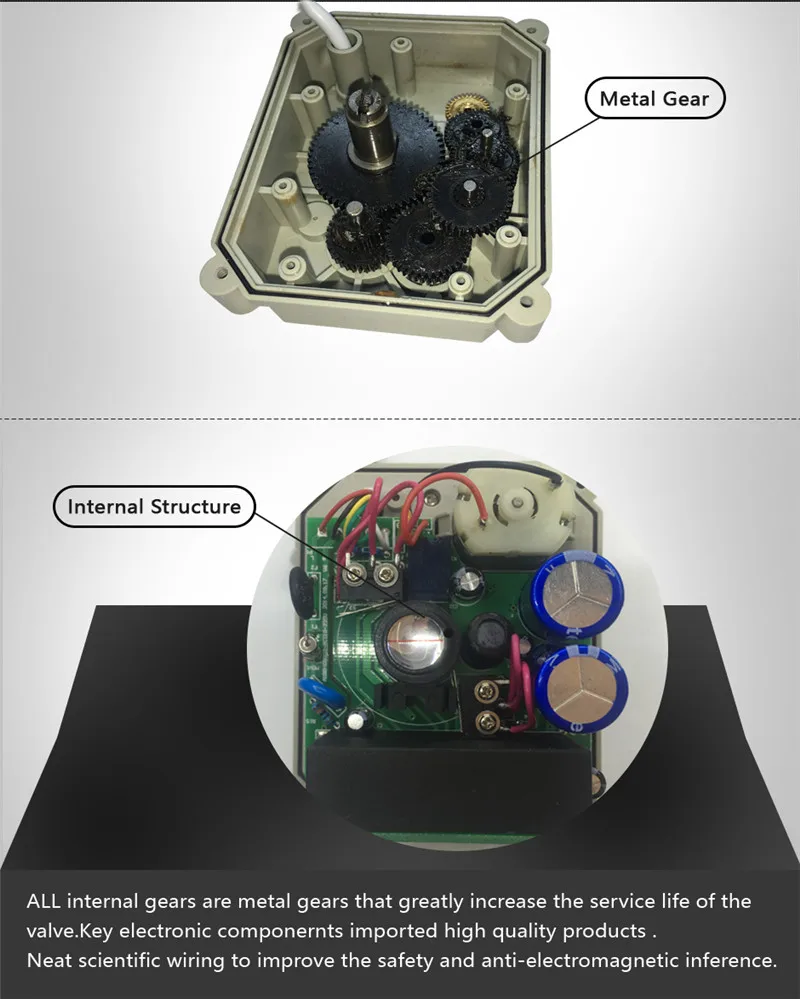 ПВХ DN50 обычно открытым/закрытие клапана TF50-P2-C BSP/ДНЯО 2 ''AC110V-230V 2/5 провода 10NM On/Off 15 сек для воды Применение CE