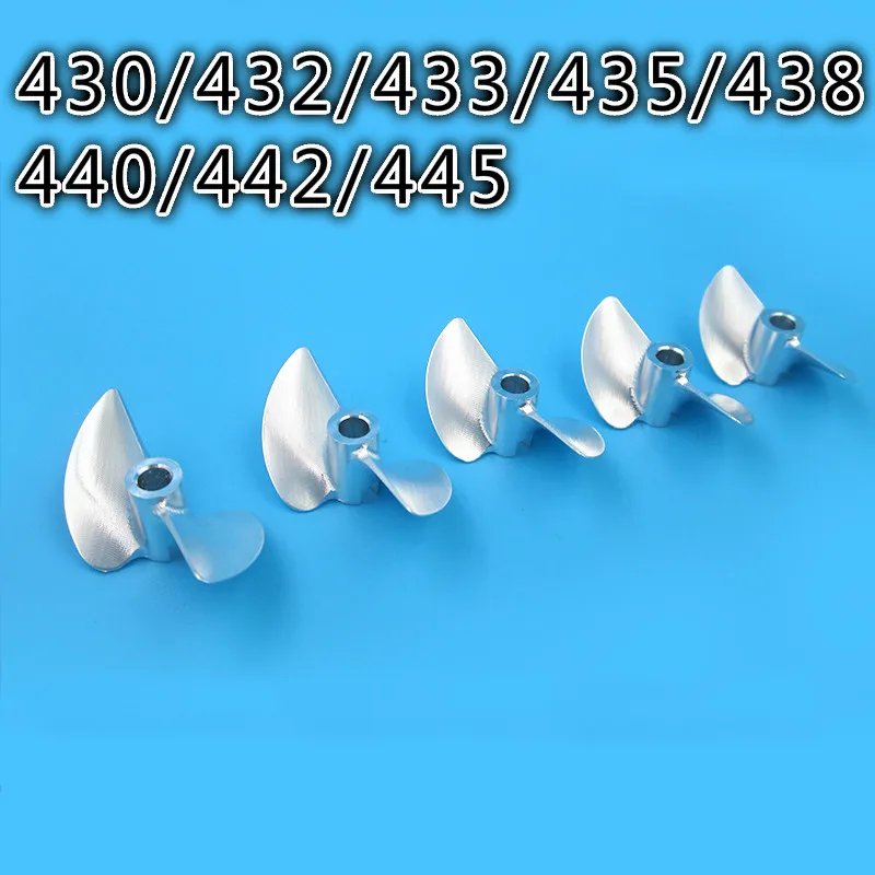 1 шт. ЧПУ 430/432/433/435/438/440/442/445 пропеллер Алюминий 2 лопасть пропеллера CW 4 мм отверстие