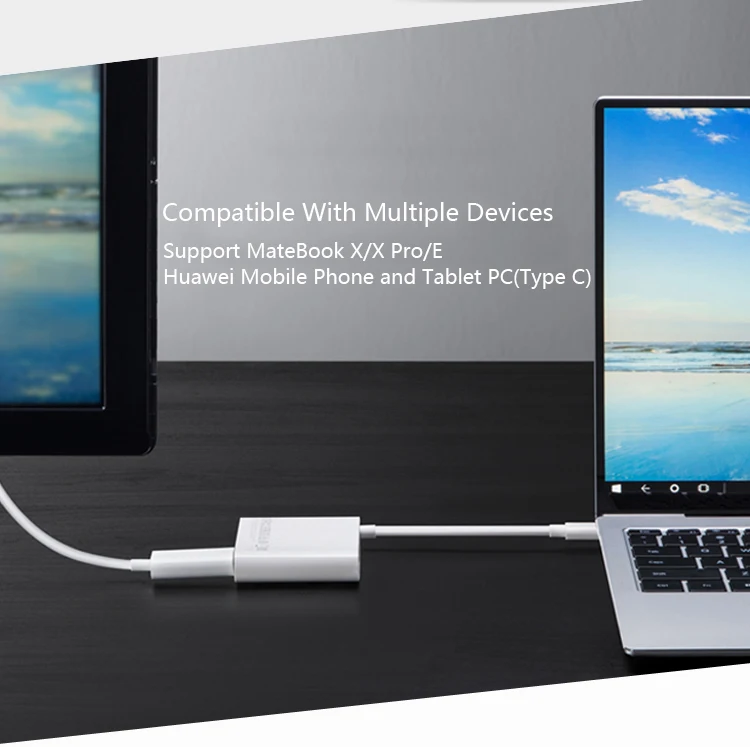 in Stock AD11 Original HUAWEI MateDock 2 Docking Station Apply to Mate20 Pro X MateBook D X Pro E notebook Type-C Converter