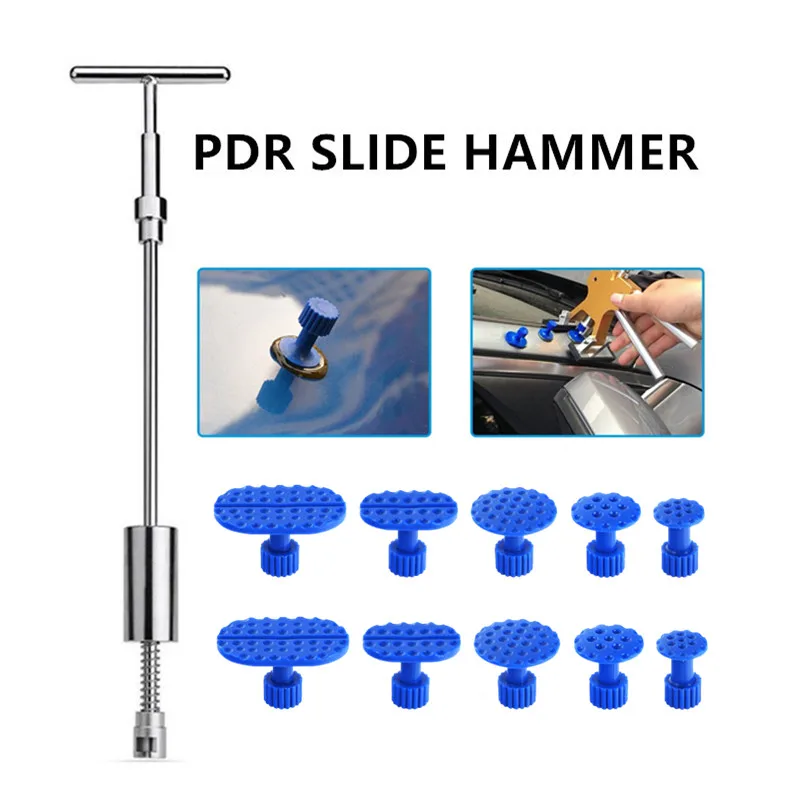 

WEYHAA PDR Tools Slide Hammer Dent Puller For Car Dent Repair Paintless Removal Tool Sent Combination PDR Dent Remove Kit