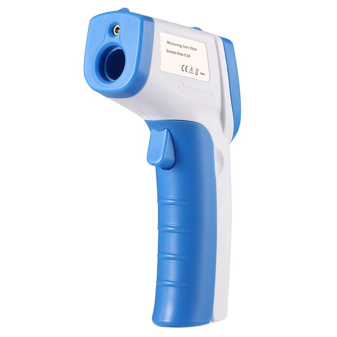 1 шт. цифровой термометр ИК инфракрасный термометр бесконтактный лоб температура поверхности тела инструменты удержания данных 0-100C - Цвет: Blue