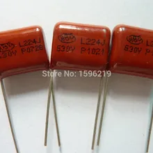 10PCS 630V224J CBB21/CBB22 Metallized Polypropylene Capacitors 0.22UF 15MM 