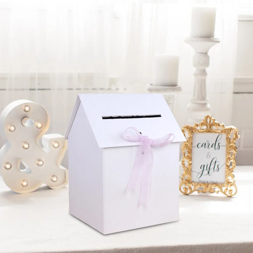 OurWarm свадьба в стиле кантри коробка для карт белый картон DIY Подарочная коробка для карт совет хранения копилки Baby Shower День рождения