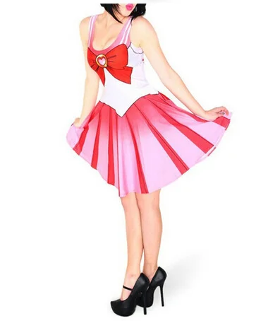 10 Colors Sailor Cosplay font b Sexy b font font b Dress b font Plus Size