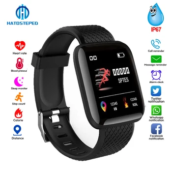 

Waterproof Smartwatch Motion Blood Pressure Measurement Smart Watch Sport Fitness Men Women Wearable Devices For IOS Android