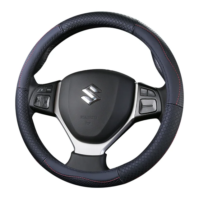 Top Layer Leather Wheel Steering Covers for Suzuki Alivio/Ciaz Baleno