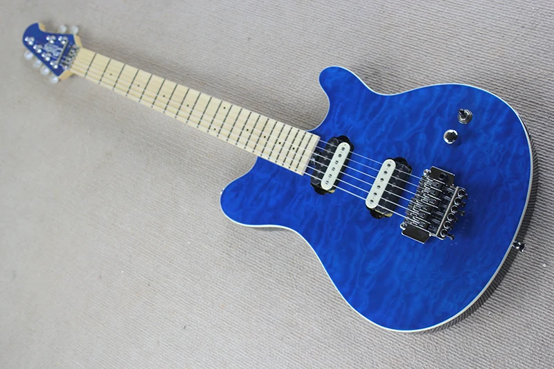 

Classic blue 6 string electric guitar