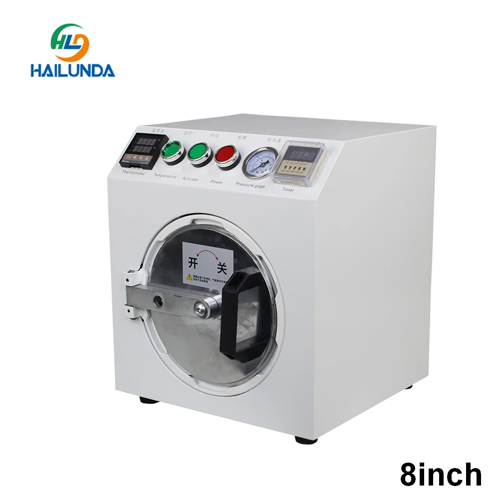 

Mobile Phone Repair 8 inch Mini Air Bubble Remover LCD Autoclave Bubble Removing Machine LCD Touch Screen Refurbish for iPhone