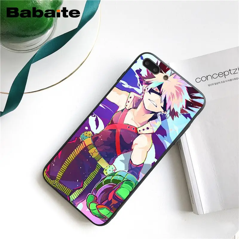 Babaite аниме мой герой Boku no Hero academic deku bakugou чехол для телефона для iphone 11 Pro 11Pro Max X XS MAX 6 6S 7 8 Plus 5 5S XR