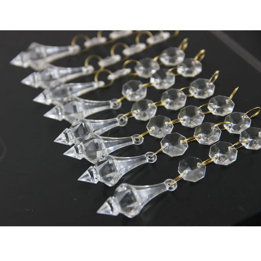 30pcs Acrylic Crystal Garland Hanging Beads Curtain Wedding Club Party Decor DIY 30pcs Acrylic Crystal Garland Hanging Beads Curtain Wedding Club Party Decor DIY