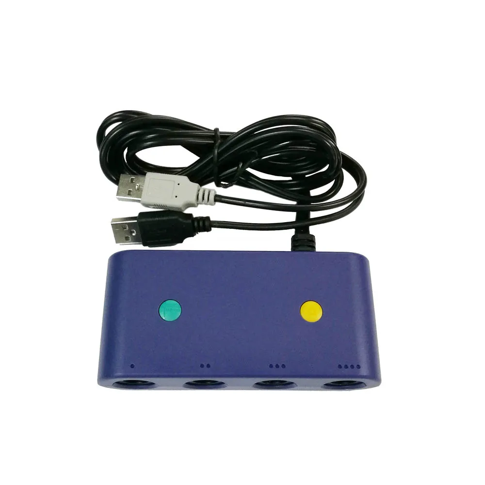 

50 pcs a lot 3 in 1 GC Controller Adapter Converter for W i i U for PC for N-G-C Conversion Box Game Accessories