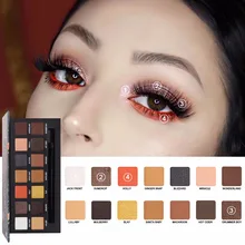 

HANDAIYAN 14 Color Eye Shadow Pearlescent Matte Eyeshadow Makeup Plate