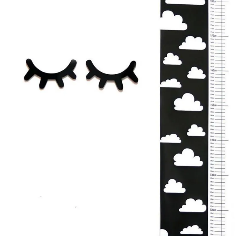 

Wooden Height Ruler Wall Sticker Baby Growth Chart Wall Hanging Height Measure Ruler For Children Room Home Decoration