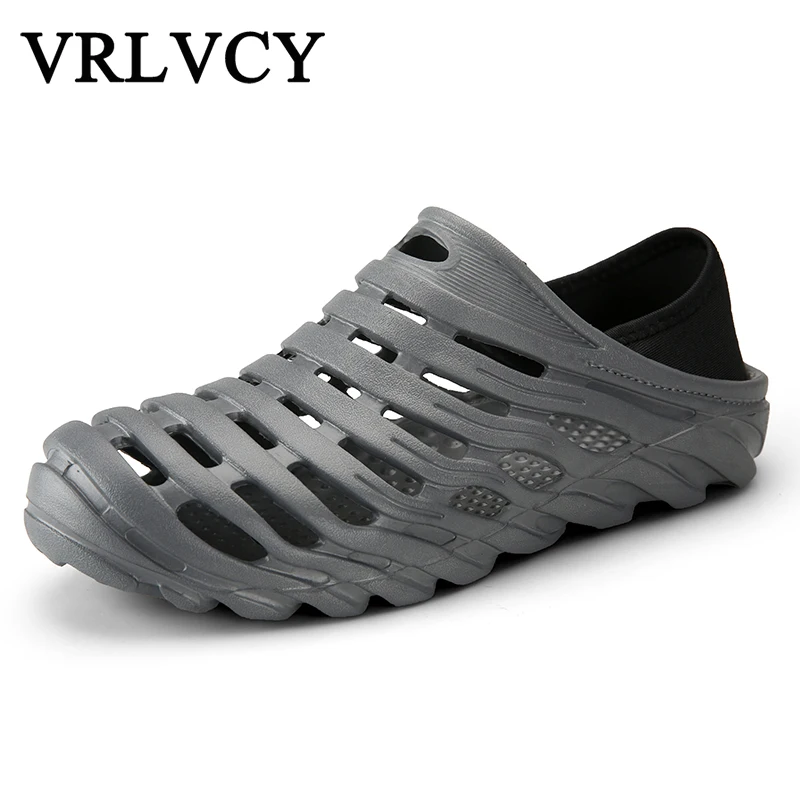 Men's sandals plastic mesh shoes lovers summer garden sandals men's