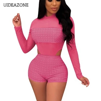 

2019 New Summer Women Set Fashion Print Womens 2 Pieces Sets Sexy Bodysuit And Mini Shorts Two Pieces Set Suit