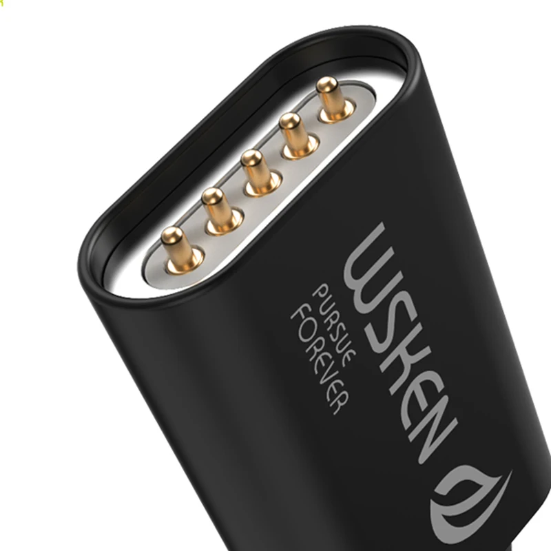 Кабель Micro USB WSKEN Lite1 магнитный кабель для быстрой зарядки Магнитный зарядный iPhone